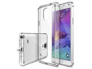 Samsung Galaxy Note 4 Case Ringke FUSION [CLEAR][FREE HD Film Drop Protection] Shock Absorption Bumper Hard Case Eco DIY Package