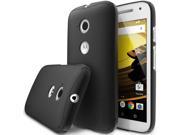 Moto E 2015 Case Ringke SLIM [BLACK] Top and Bottom Coverage [FREE HD Clearness Film] Advanced Dual Coating Technology All Around Protection Hard Case for Mot
