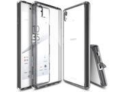 Sony Xperia Z5 Case Ringke® FUSION [SMOKE BLACK] Shock Absorption TPU Bumper Clear Hard Case