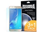 Galaxy J7 Screen Protector Invisible Defender [3 Front 1 Back]