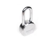 Sesamee 93702 Large Rekeyable Round Body Solid Steel Padlock with 2 Boron Shackle Keyed Different 36 Pack