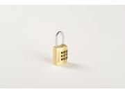 Sesamee 16520 3 Dial Resettable Brass Combination Lock 6 Pack