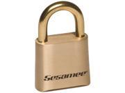 Sesamee K0436 4 Dial Bottom Resettable Combination Brass Padlock with 1 Inch Shackle and 10 000 Potential Combinations 5 Pack