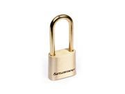 Sesamee K0437 4 Dial Bottom Resettable Combination Brass Padlock with 2 1 4 Inch Shackle and 10 000 Potential Combinations 5 Pack