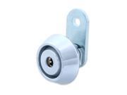 FJM Security MEI C8418 KD European Style Cam Lock with Stainless Steel Collar Ring and Chrome Finish Keyed Different 20 Pack