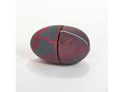 Bahama Kendama Egg Wooden Crackle Egg shaped Pill Grey over Red