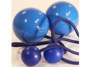Play Pair of Contact Poi Pro with 80mm Stage Ball Blue