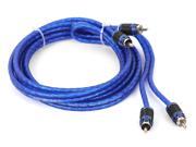 Stinger 2 channel 6000 series double shielded directional twisted pair 6 RCA interconnects