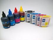 Refillable Ink Cartridge KIT for HP88 HP 88 K5400 K5400tn K5400dtn K8600 K550 K550dtn K550dtwn L7580 L7680 L7780 L7750 L7550 L7555 L7590 L7650 L7480 L7500 L7600