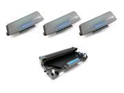 Cisinks ® 4 Pack Compatible Toner Cartridge and Drum unit ( 3 TN580, 1 DR520 ) TN-580 DR-520 For Brother DCP-8060 HL-5200 HL-5240 HL-5250 HL-5280 MFC-8460N MFC- Cisinks ® 4 Pack Compatible Toner Cartridge and Drum unit ( 3 TN580, 1 DR520 ) TN-580 DR-520 For Brother DCP-8060 HL-5200 HL-5240 HL-5250 HL-5280 MFC-8460N MFC-