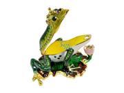 Cisinks ® Jumping Frog Decorative Bejeweled Swarovski Crystal Jewelry Trinket Box