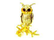 Cisinks ® Owl Swarovski Crystal Jewelry Trinket Box