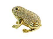 Cisinks ® Frog Decorative Swarovski Crystal Jewelry Trinket Box