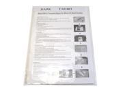 Cisinks ® 20 Sheets A4 Dark Fabric Inkjet Heat Transfer Paper 8 x 11.5