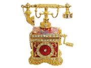 Cisinks ® Red Vintage Telephone Jewelry Trinket Box JF8774