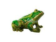 Cisinks ® Frog Decorative Bejeweled Crystal diamond Jewelry Trinket Box JF2547 2