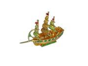 Cisinks ® Sail Boat Jewelry Trinket Box Crystal L JF1691