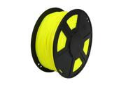 WyzWorks® 3D Printer Filament 1.75mm ABS Fluorescent Yellow 1kg 2.2lb RepRap MarkerBot