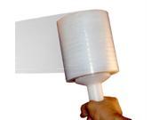 Stretch Wrap Shrink Film 5 x 1500 x 80 ga Cast Narrow Banding 12 Rolls 1 Plastic Handle