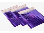 Metallic Glamour Bubble Mailers Envelope Bags 7.5 x 11 Purple 1500 pcs = 6 Cases