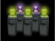 Reinders 5MM Purple and Lime Frost LED Halloween Lights