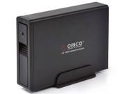 Orico 7618SUS3 BK Tool Free USB 3.0 E SATA Interface Metal 3.5 SATA HDD Enclosure Black