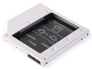 ORICO Aluminum CD ROM Space SATA to SATA 2 Hard Disk Drive 2.5 Internal HDD Caddy Enclosure 12.7mm for Laptops Silver L127SS