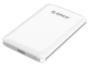 ORICO Tool free 2.5 inch SATA 3.0 Hard Drive Disk HDD External Enclosure Case with USB 3.0 Cable for 7mm to 9.5mm 2.5 SATA HDD and SSD White 2579S3 V1