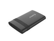 ORICO Type C 2.5 inch Mobile Hard Disk Box USB3.0 Notebook Free Tools HDD SSD Encloxure Not including Hard Disk Drive Black 2538C3