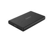 ORICO 2.5 Inch HDD Case USB3.0 Micro B External Hard Drive Disk Enclosure High Speed Case for SSD Support UASP SATA III 2TB Max Black 2189U3
