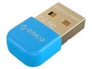 ORICO Low Energy Bluetooth 4.0 Adapter USB Micro Adapter Dongle for Windows XP Windows 7 Windows 8 32 or 64 Bit Blue BTA 403