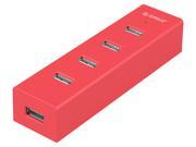 ORICO 4 Port USB2.0 Hub with Detachable Data Cable LED Indicator Multiple Color Red H4013 U2