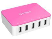 ORICO All in One Charger 5 Ports USB Charger 40W power output Family Sized Desktop USB Charger for iPhone 7 iPad Samsung Galaxy Nexus HTC Motorola LG Pin