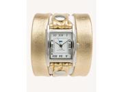 UPC 853245003066 product image for La Mer Square Quartz Analog White Dial Women's Watch LMMTW1001 | upcitemdb.com