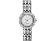 Citizen EM0260-67A Women's Silhouette Interchangeable Bezel Silver Dial Steel Br Citizen EM0260-67A Women's Silhouette Interchangeable Bezel Silver Dial Steel Br