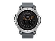 Nixon Mission A1167-2101-00 Black / Gray Rubber Smartwatch Quartz Men's Watch
