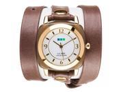 UPC 819007012950 product image for La Mer Brown Wrap Quartz Analog Women's Watch LMAC | upcitemdb.com