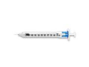 Easy Touch SheathLock Safety Insulin Syringe w Fixed Needle 100ct 30G 1 mL 8mm 5 16 in 833016