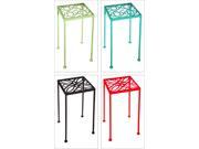 Evergreen Bloom Colorful Metal Plant Stands Set of 4