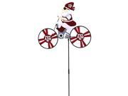 Texas A M Aggies Motorcycle Riding Garden Gnome Wind Spinner
