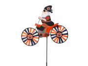 Auburn Tigers Motorcycle Riding Garden Gnome Wind Spinner