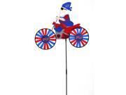 Buffalo Bills Motorcycle Riding Garden Gnome Wind Spinner