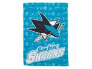 San Jose Sharks Two Sided Glitter Accented Garden Flag