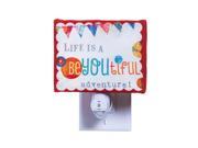 Life is a Be You Tiful Adventure Canvas Nightlight and Dcor