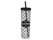 Bad Decisions Acrylic Skinny Cup with Straw and Freezable Ice Cubes