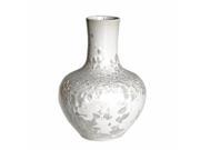 Legends of Asia Crystal Shell Globular Vase