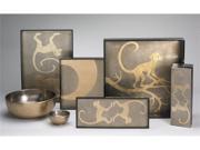 J Fleet Designs Gold Monkey Trays