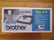 BROTHER FAX 575 PLAIN PAPER FAX PHONE COPIER NEW SEALED