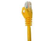 CAT6 14 Yellow Mold Injection Snagless Patch Cord ST AWG23 UTP 074 857 14YL