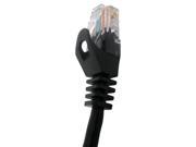 CAT6 1 Black Mold Injection Snagless Patch Cord ST AWG23 UTP 074 795 1BK